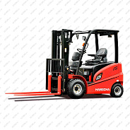 Погрузчик электро Hangcha 2,5 т 80/300 В/Ач 4 опоры